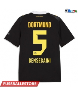 Günstige Borussia Dortmund Ramy Bensebaini #5 Auswärtstrikot 2026-27 Kurzarm